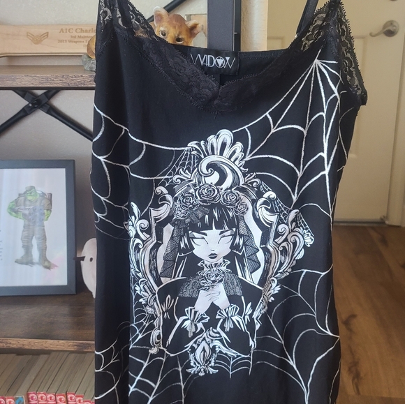 SOLD Widow Ghost of You Tank Dress - Picture 5 of 6
